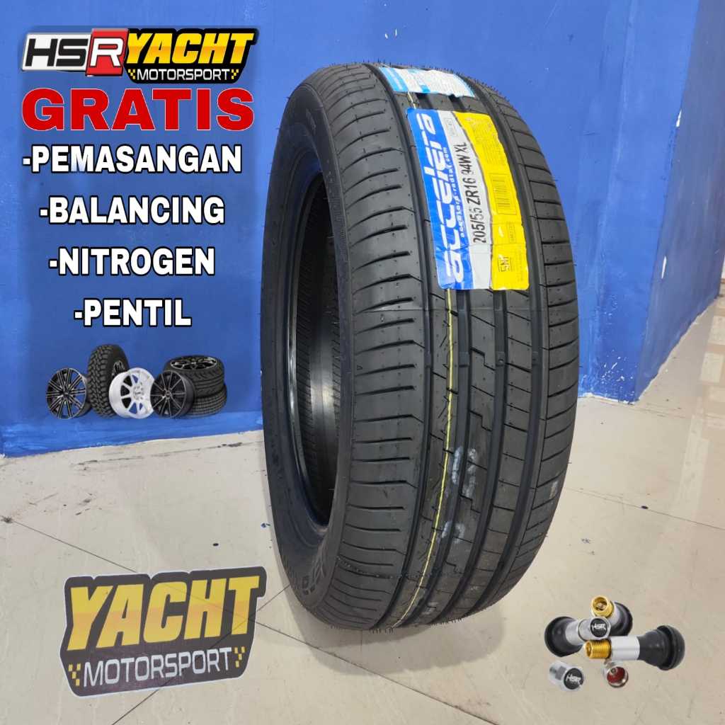 Ban Accelera EVT Ukuran 205 55 Ring 16 Mobil Xpander Avanza  Livina Gratis Pentil Tubles