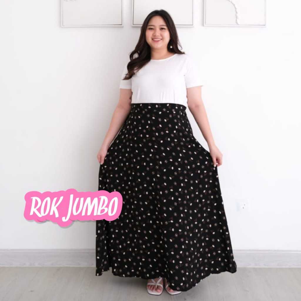 SSY.CLO - JUMBO NEW LEONA SKIRT | KOREAN POLKA SKIRT A-LINE | ROK DAILY KOREAN STYLE / LILY FLORAL