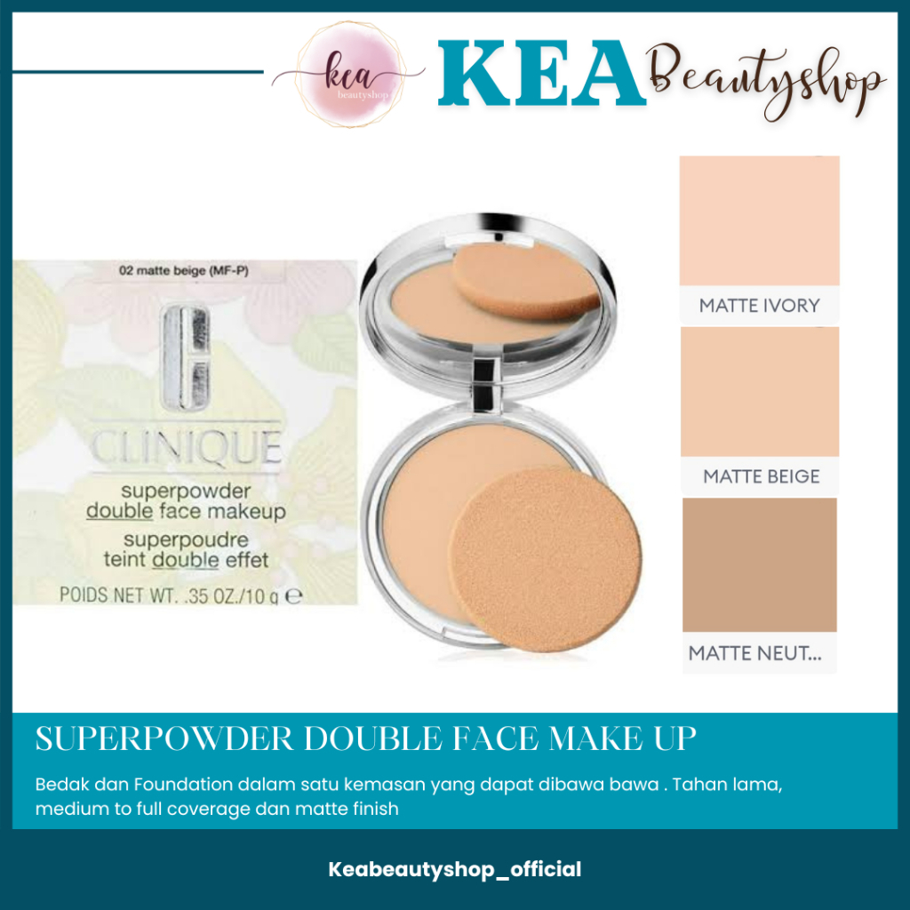 CLINIQUE SUPERPOWDER SUPER POWDER DOUBLE FACE MAKE UP FOUNDATION