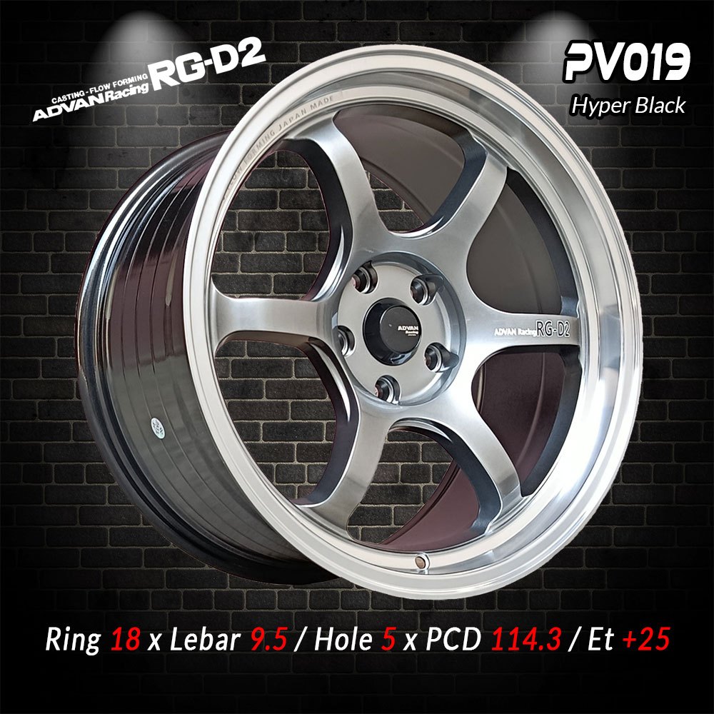 Velg Mobil Racing Palang 6 Ring 18 R18 5x114.3 (PV019)