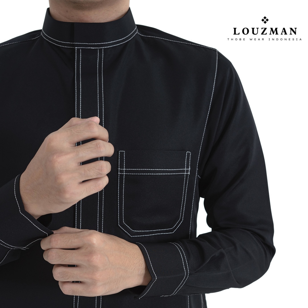 Louzman Royal Thobe Azheem Jubah Gamis Slimfit Premium Series