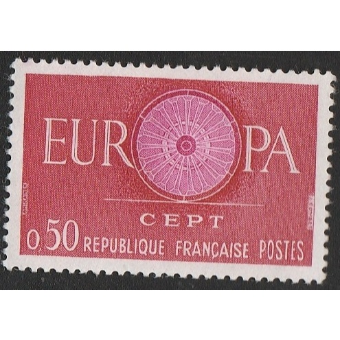 

A 11515 SATU BUAH PRANGKO PERANCIS NOMINAL 0.50F TEMA EUROPA CEPT DENGAN KONDISI BELUM ADA CAP