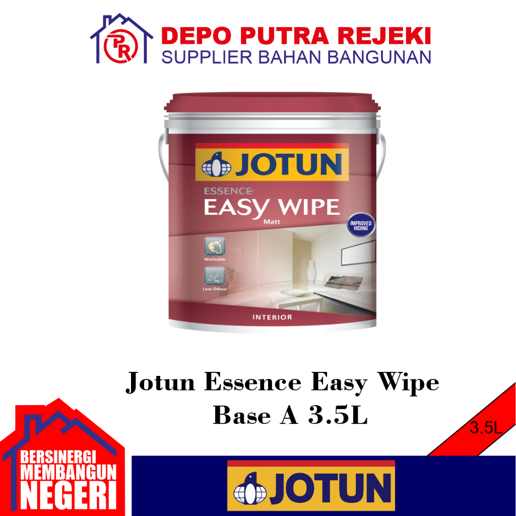 cat tembok Jotun Essece Easy Wipe Interior 3.5L