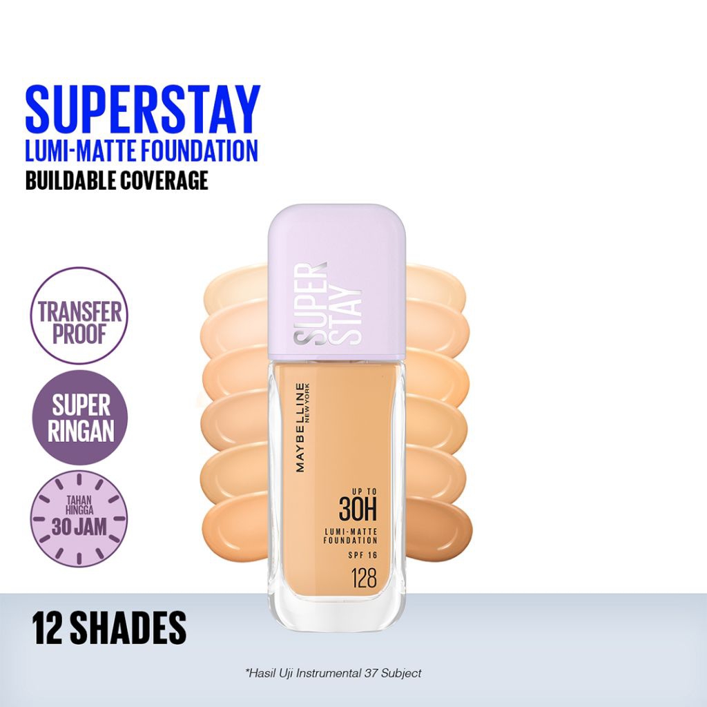 Maybelline Super Stay Lumi-Matte Foundation 128