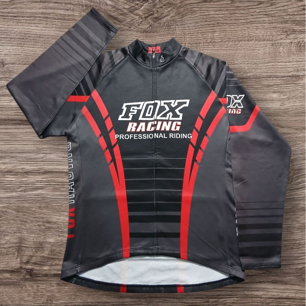 Jaket atau jersey balap Fox racing riding motoran pria