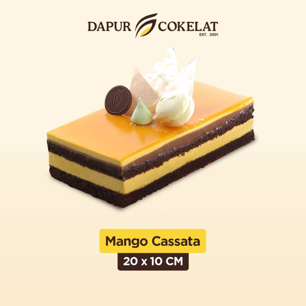 

DAPUR COKELAT - Mango Cassata Cake 20x10 cm | Kue Ulang Tahun