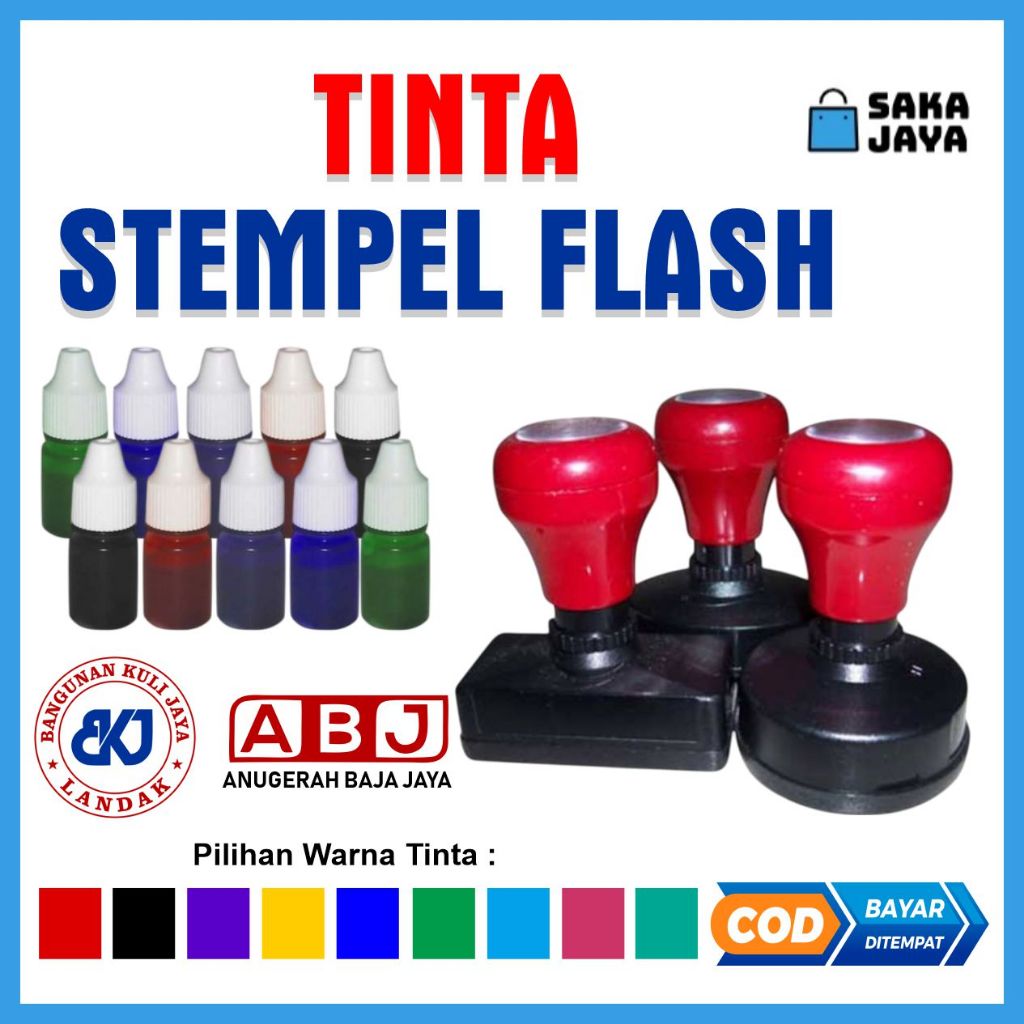 

TINTA ISI ULANG REFILL STEMPEL FLASH OTOMATIS MURAH MEDIA KERTAS
