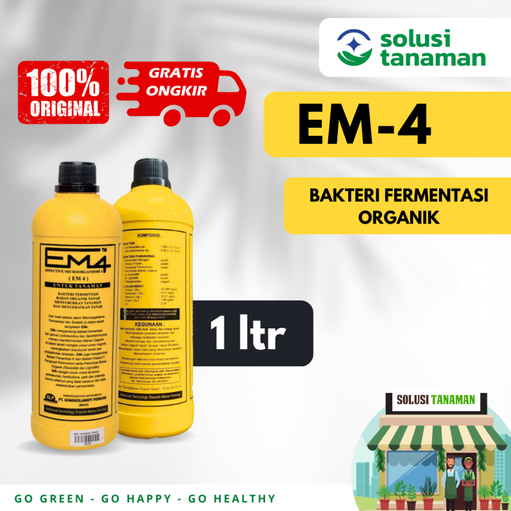 EM4 Pertanian: Bio Aktivator Kompos untuk Pupuk Organik Cair Penyubur Tanah