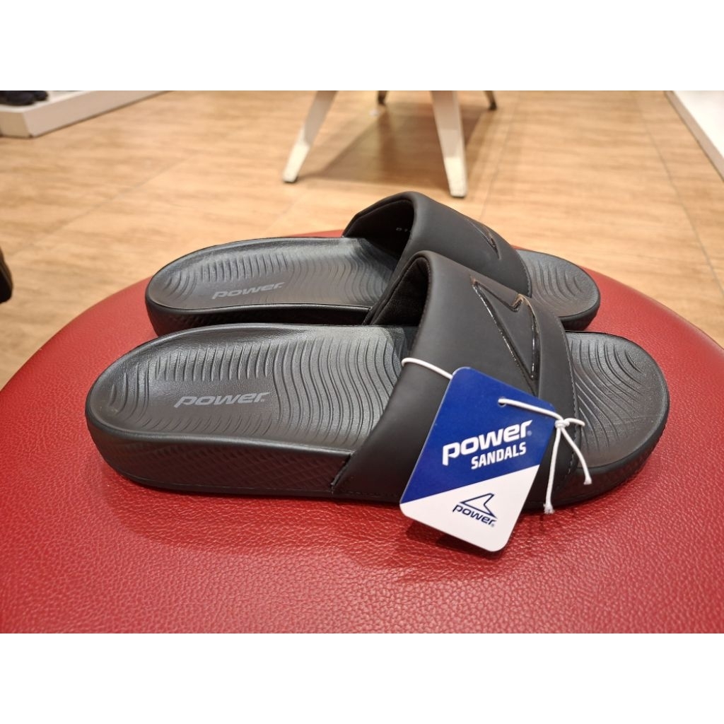 Power Sandal Slide Pria SKYLINE BLACK Original Bata 8106028