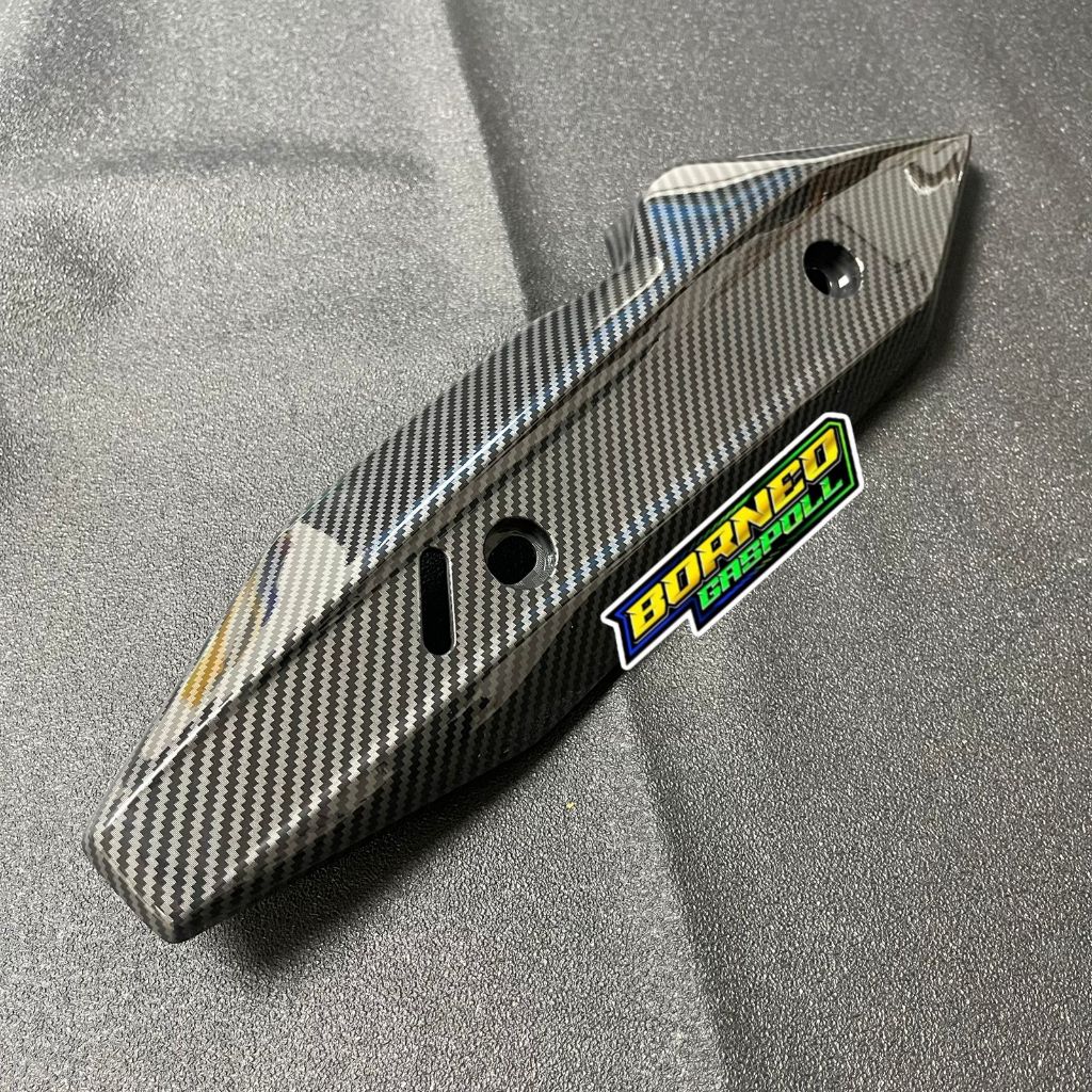 CARBON premium Tutup Tameng Knalpot  Vario 150 Led Esp New 2018 / 2019 Original std