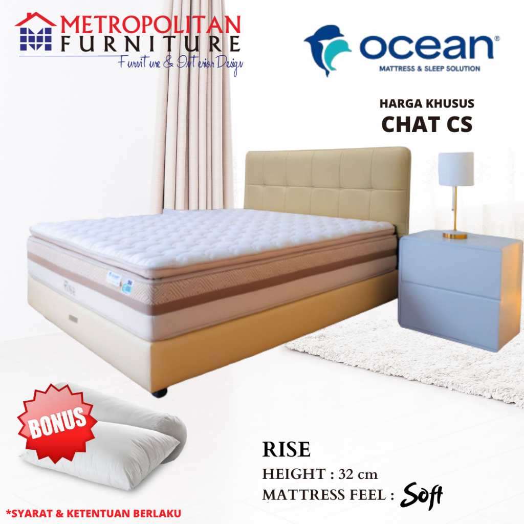 Kasur Springbed Ocean Rise Spring bed Matras