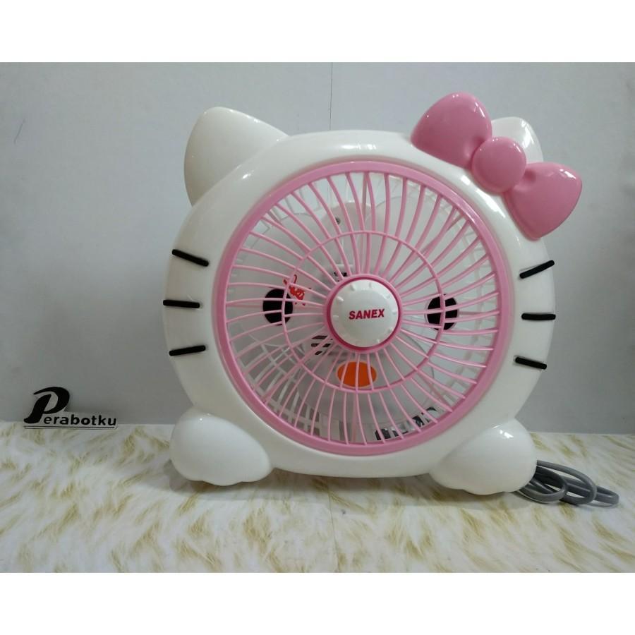 Kipas Angin Sanex Karakter Hello kitty / Kipas Angin Meja / Kipas Angin Mini