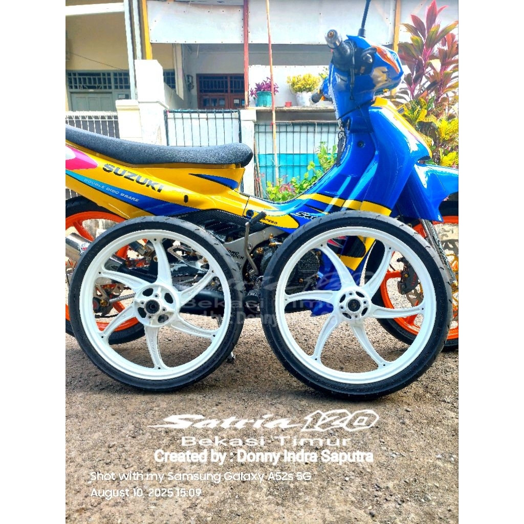 Velg VND Six Star Palang 6 Satria 2Tak 120R Hiu Lumba RGV RGX Original Double Disc