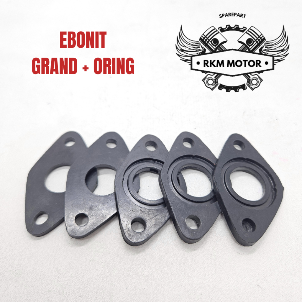 Ebonit Grand + Oring - Bonit Ebonit Fiber Karburator Grand