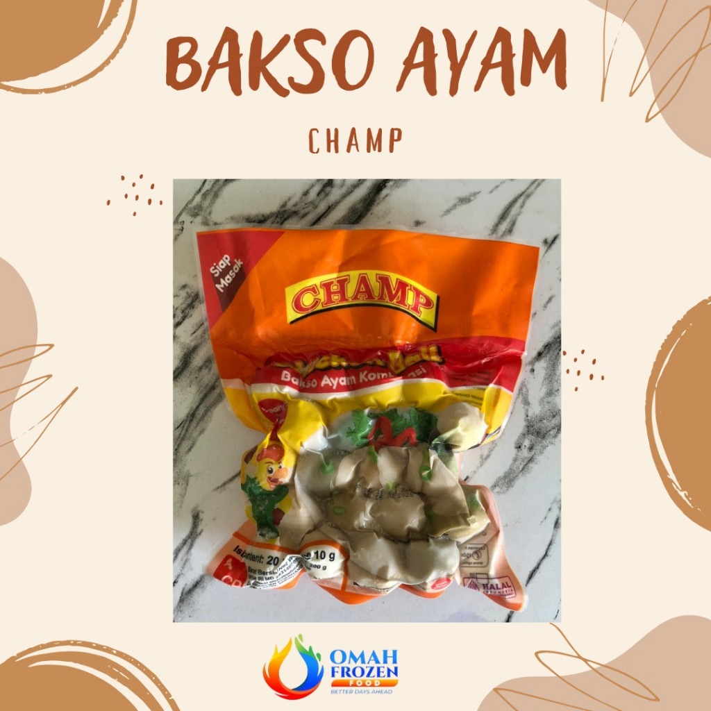 

Champ Bakso Ayam Champ Chicken Ball (KHUSUS INSTANT)