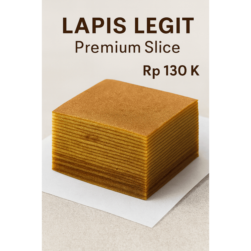 

Lapis Legit Premium Slice Asli Bali 10 x 10 cm