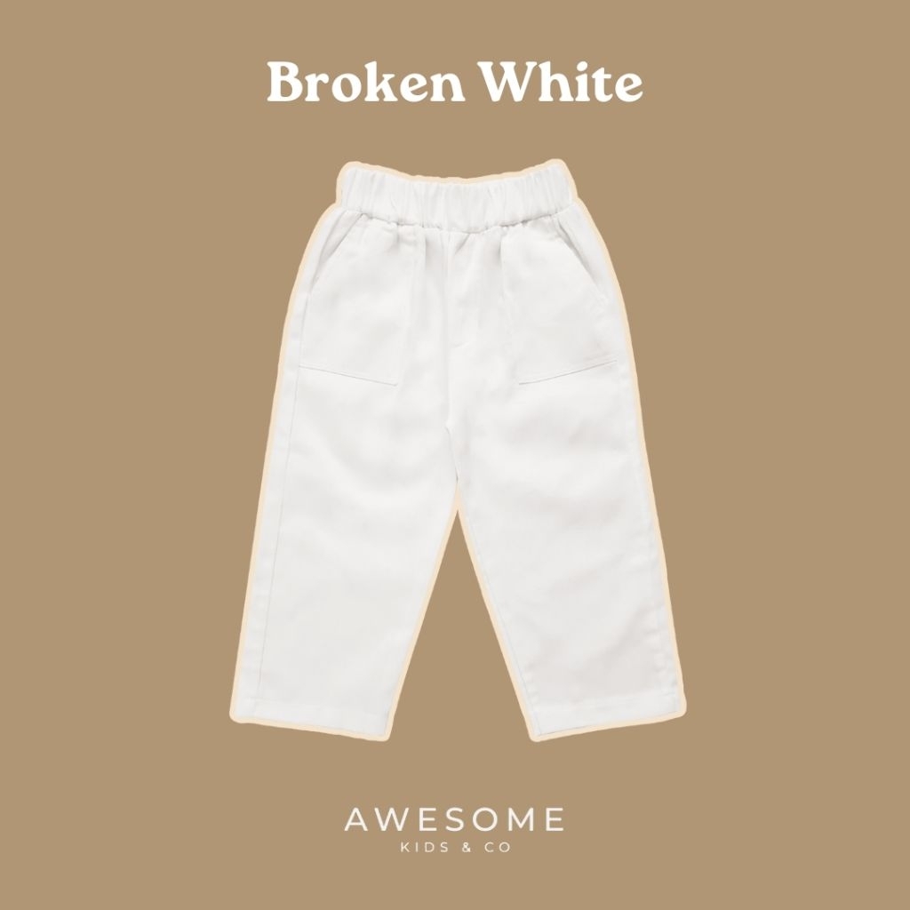 GROOVY PANTS CELANA PUTIH ANAK BY AWESOMEKIDS
