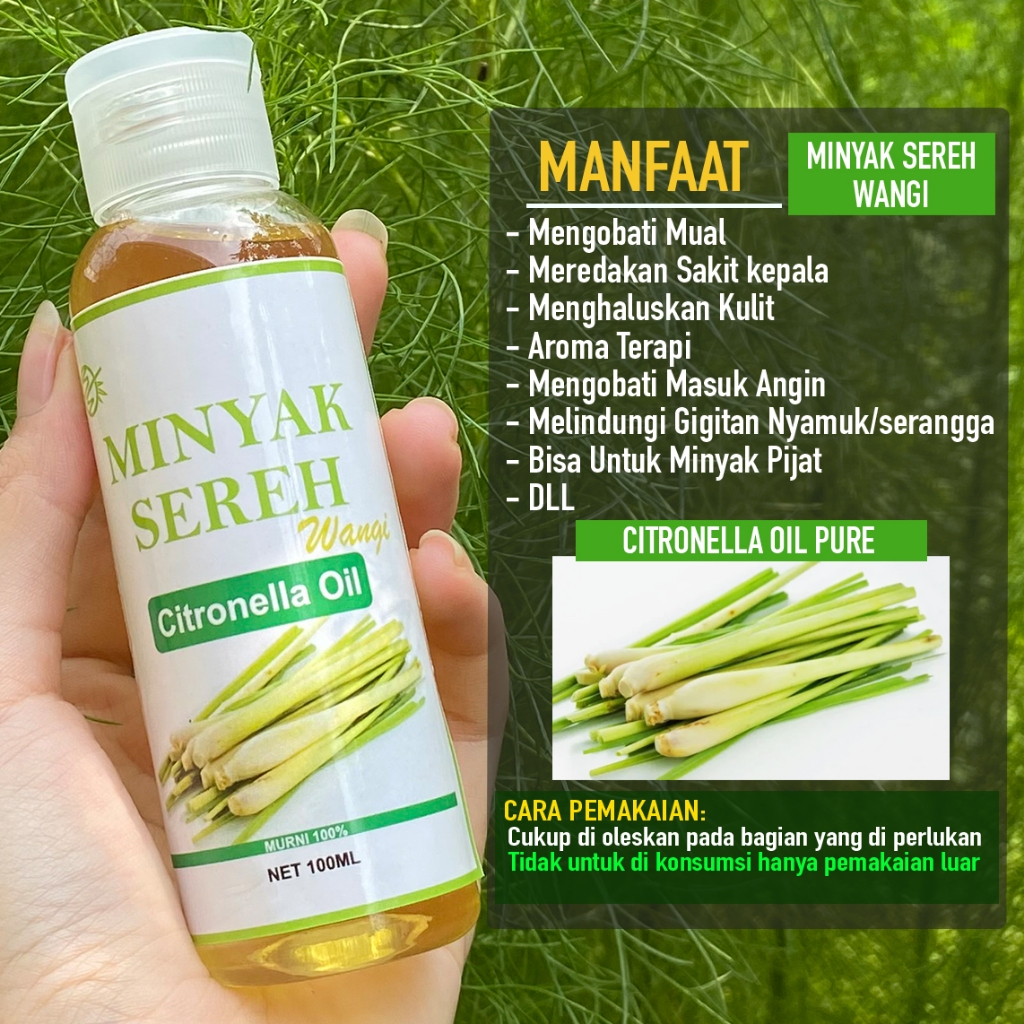 Minyak Sereh Wangi Murni Asli