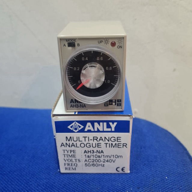 Anly Timer AH3-NA AH3NA 1s/10s/1m/10m 200/240Vac Anly Timer AH3-NA AH3NA 1s/10s/1m/10m 200/240Vac