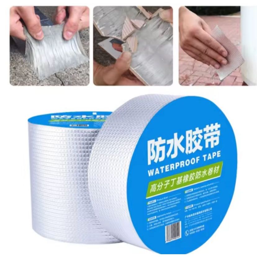 [ALUMINIUM TAPE WATERPROOF / LAKBAN ANTI BOCOR / LAKBAN ANTI BOCOR / ALUMINIUM FOIL PEREKAT TAPE / L
