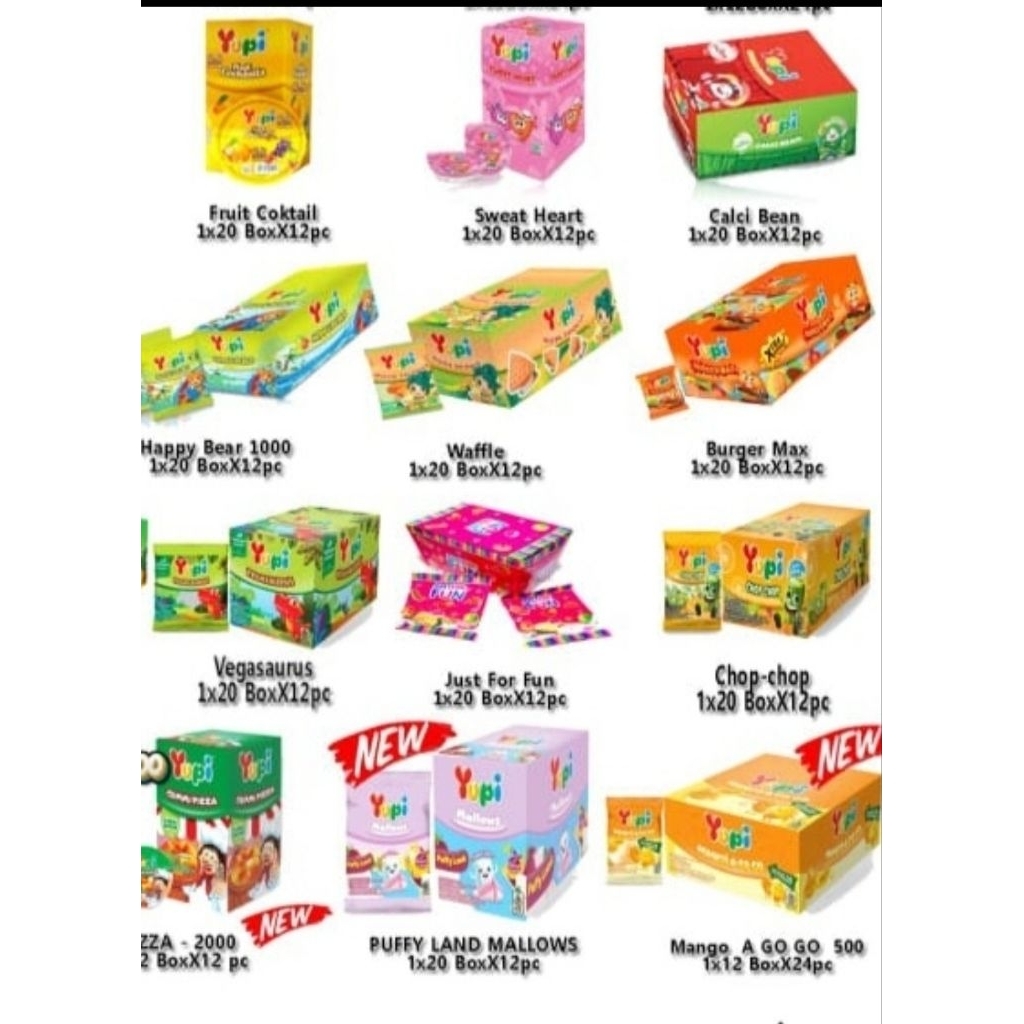 

Yupi all varian, yupi kotak dikirim random