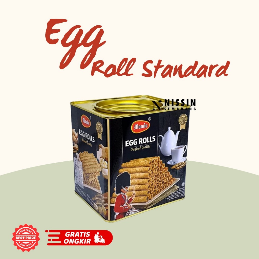 

Egg Roll 600 gr Standard Monde Egg Roll Kaleng
