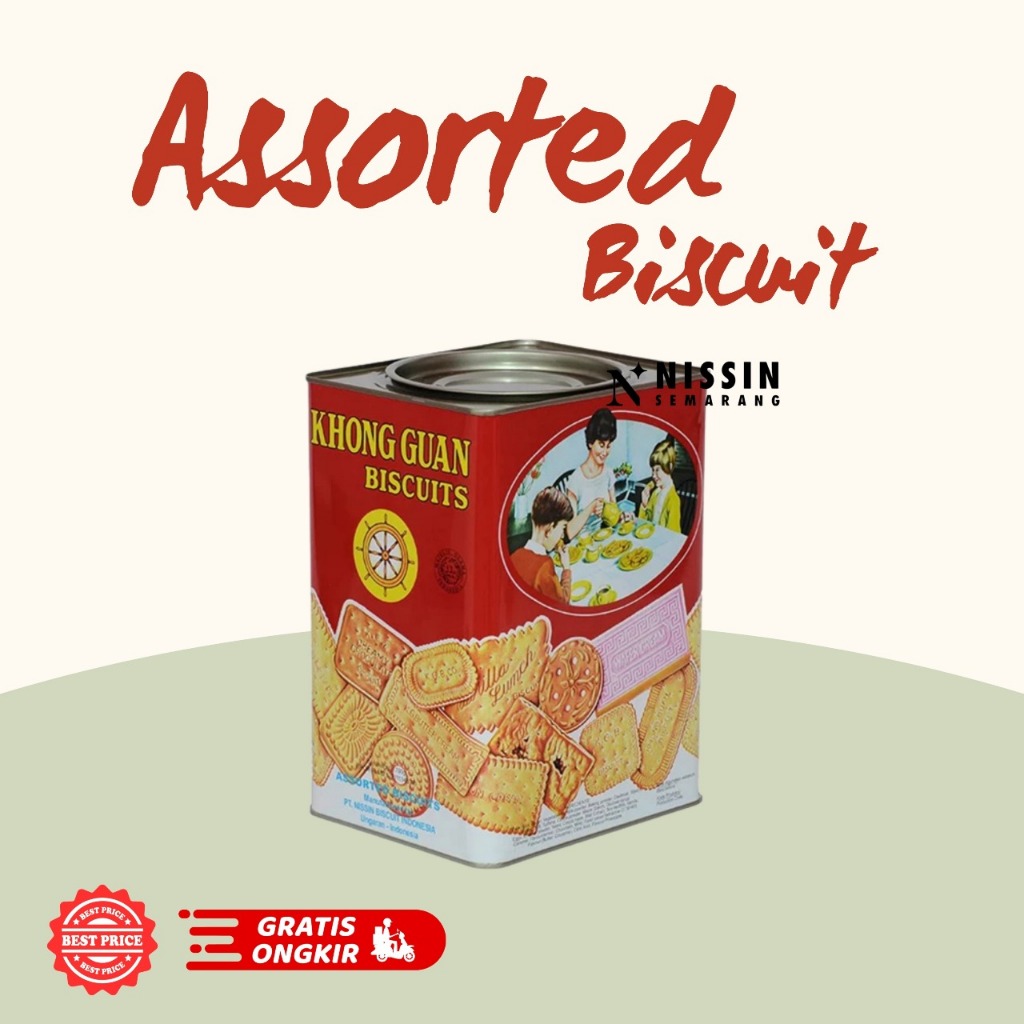 

Khong Guan Assorted Red 1600 gr Biskuit Khong Guan Kaleng
