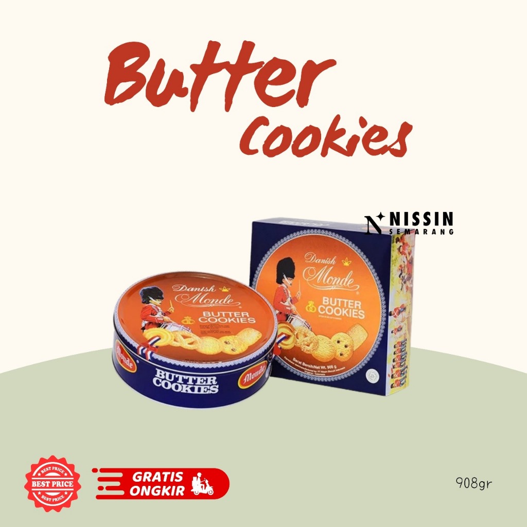 

Monde Butter Cookies Biskuit 908gr Monde Butter Cookies Kaleng