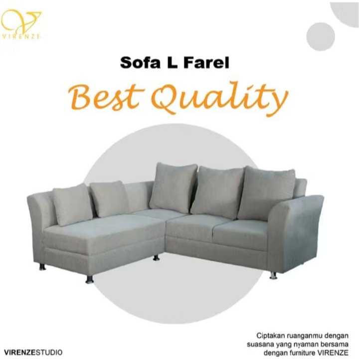Sofa L Ottoman Farel Jateng Salatiga Sukoharjo Boyolali Sragen Jatim Wonogiri Yogya Magelang Jogja