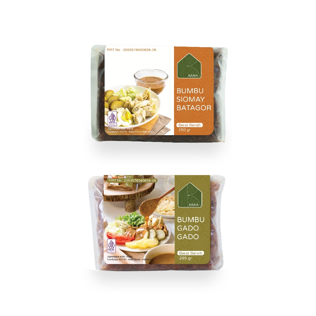 

PAKET BUMBU GADO GADO DAN SIOMAY BATAGOR