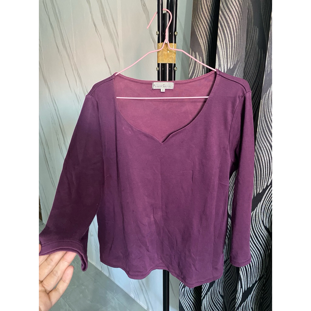 kaos adem warna ungu