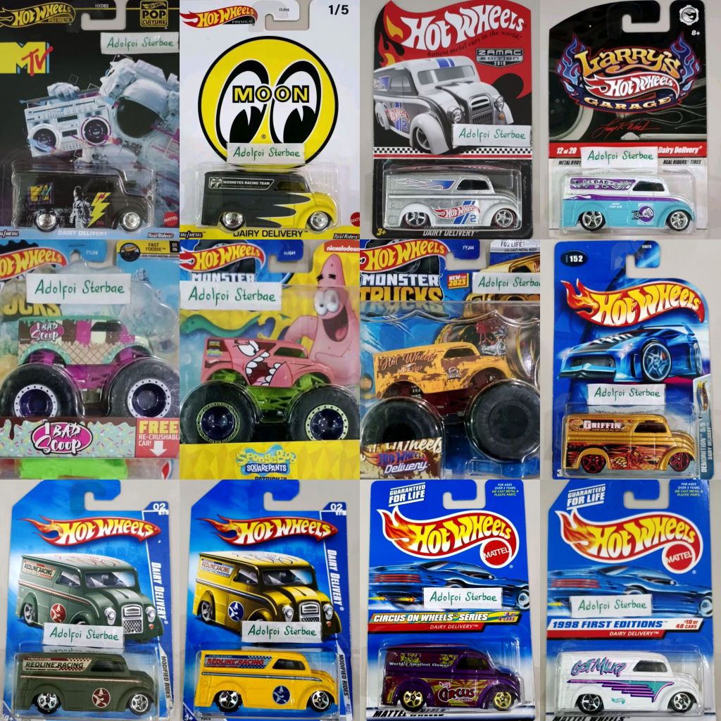 hotwheels hot wheels dairy delivery modified rides '09 1998 redline racing team raceway california s
