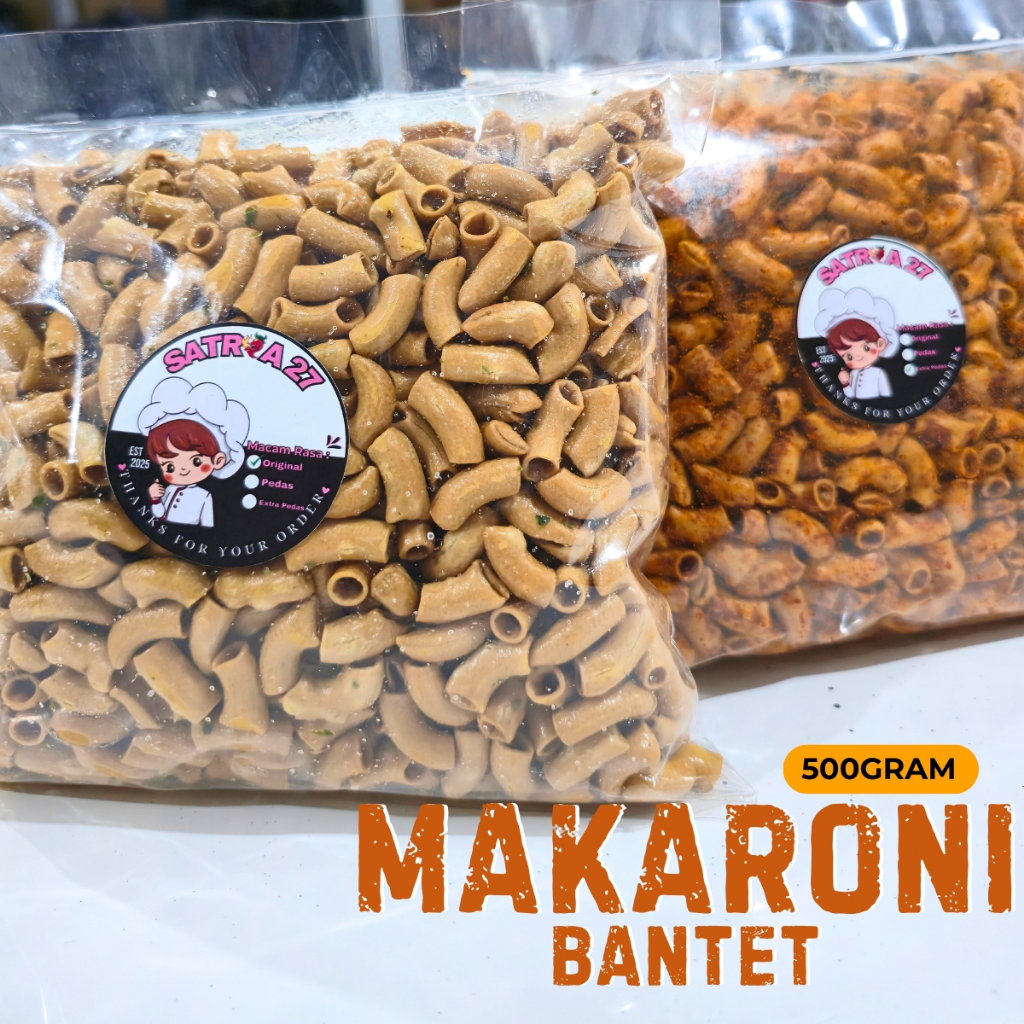 

MAKARONI BANTET TASIKMALAYA KEMASAN 500 GRAM