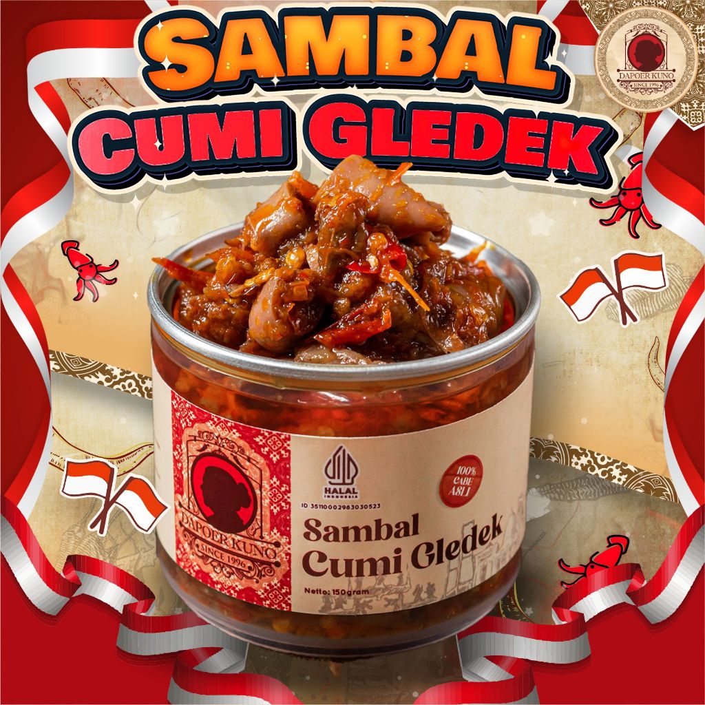 

Dapoer Kuno - Sambal Cumi Gledek 150gr