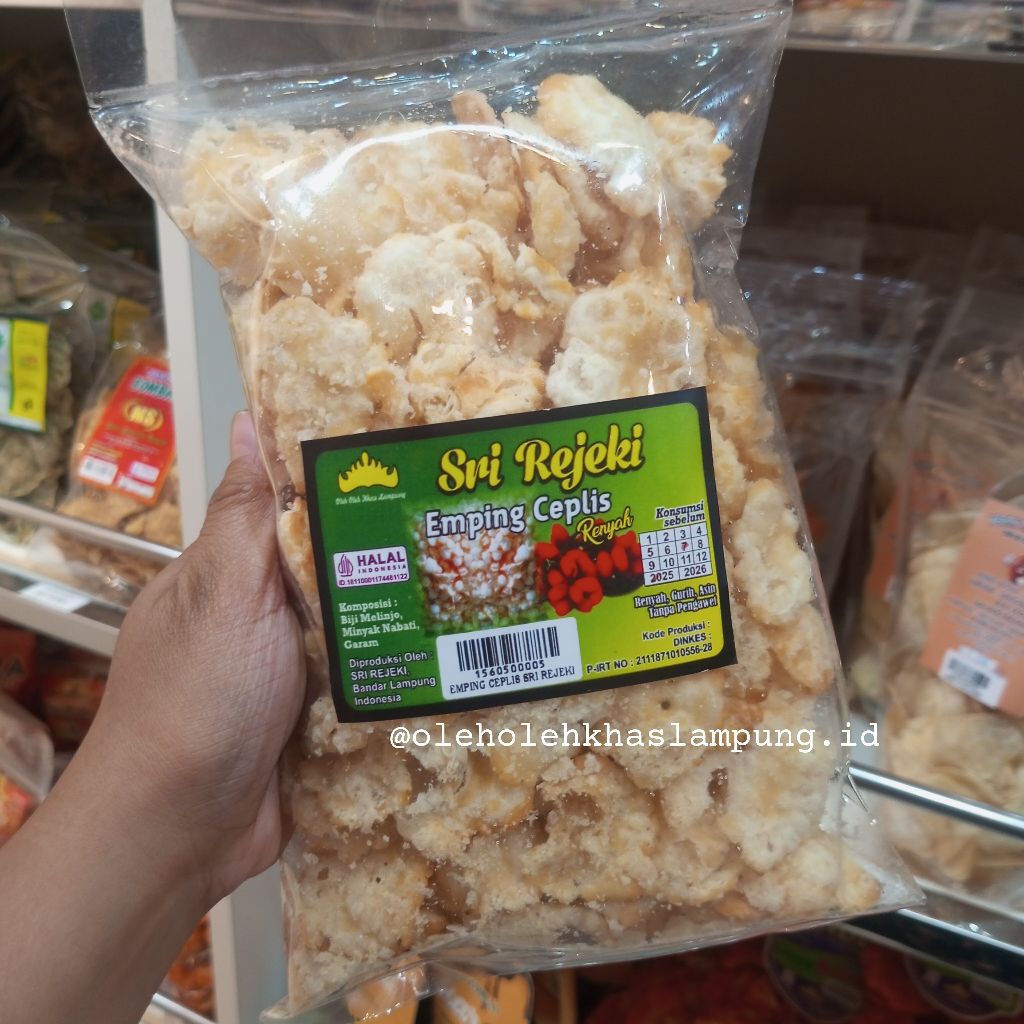 

EMPING MELINJO CEPLIS SRI REJEKI 200GRAM