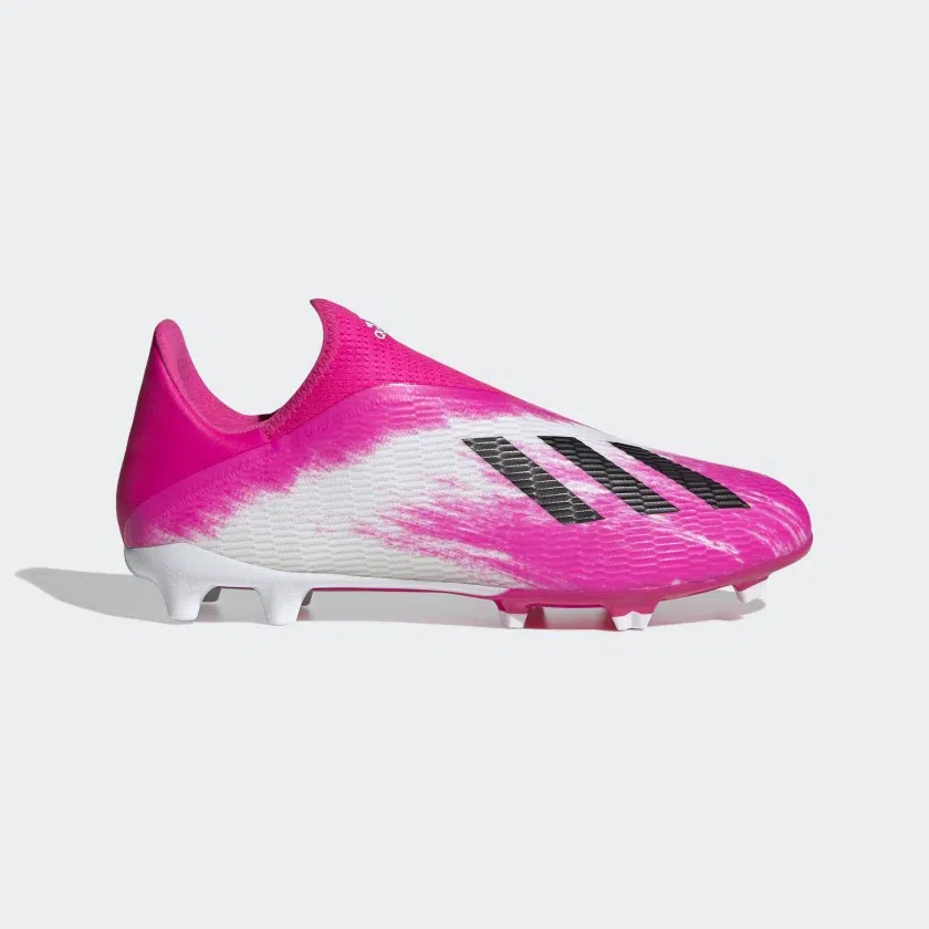 SEPATU BOLA Adidas Football Shoes / Cleats X 19.3 LL FG | Cloud White/Core Black/Shock Pink EG7177
