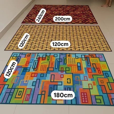 Karpet Tikar Spon JUMBO ( 240x200 200x120 180x120 cm ) Tebal 2mm / Alas Spons Camping Piknik Waterpr