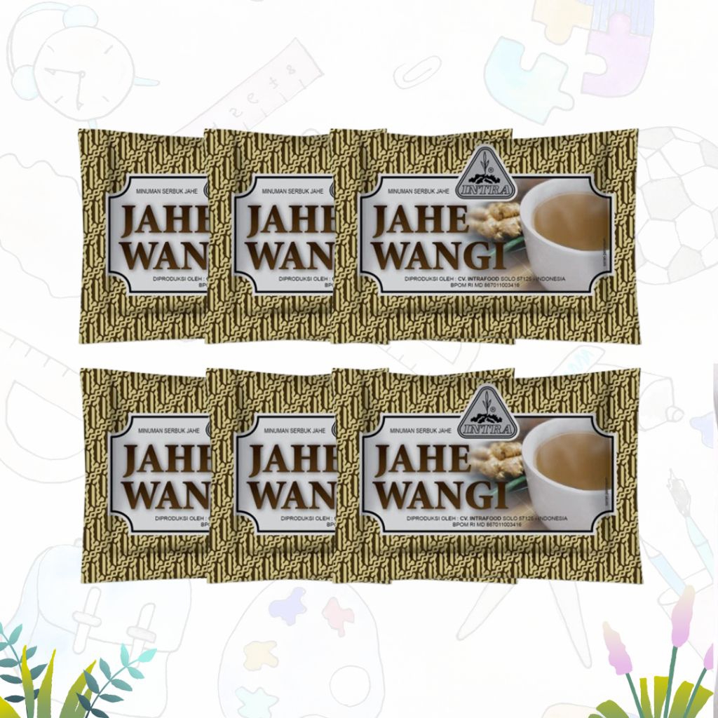 

Jahe Wangi - Kemasan Sachet 10pcs - Minuman Instan Jahe