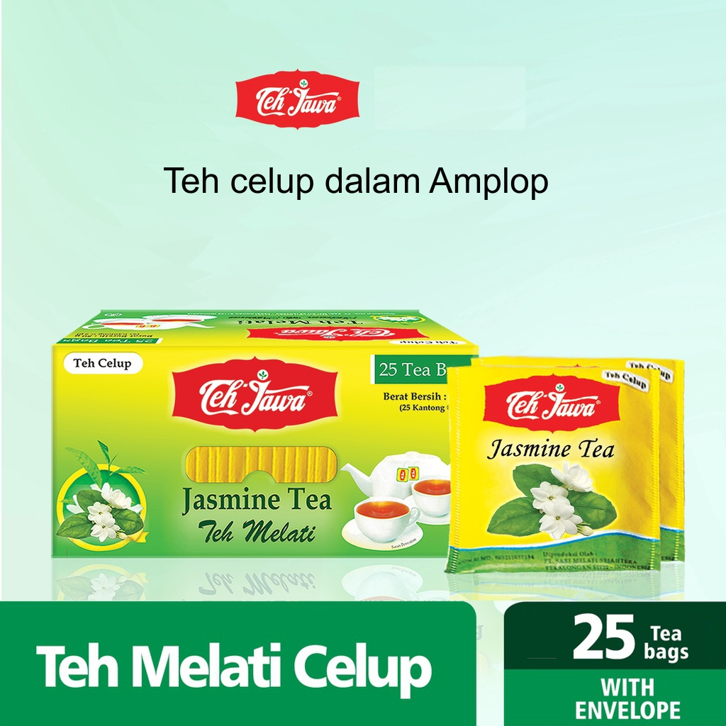 

Teh Jawa Melati celup Amplop isi 25 (Tersedia Harga Grosir)