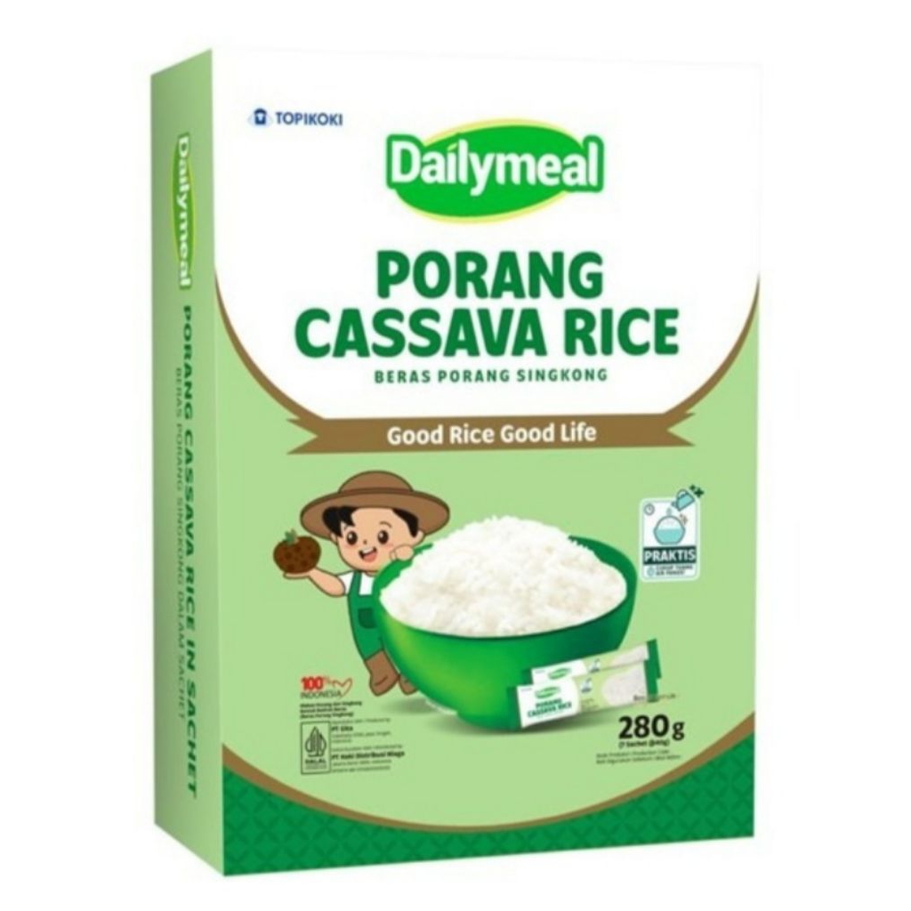 

Daily Meal Beras Porang Singkong 280gr