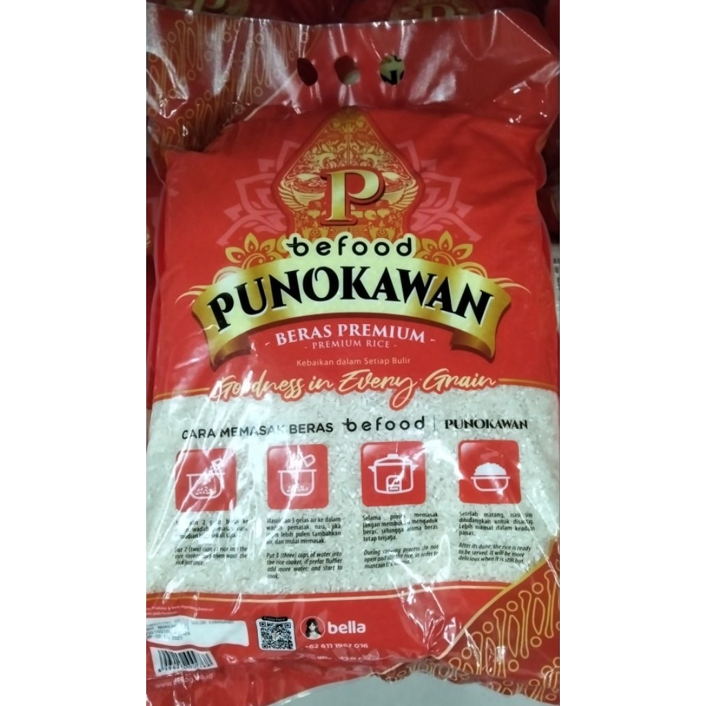 

beras befood Punokawan 5kg
