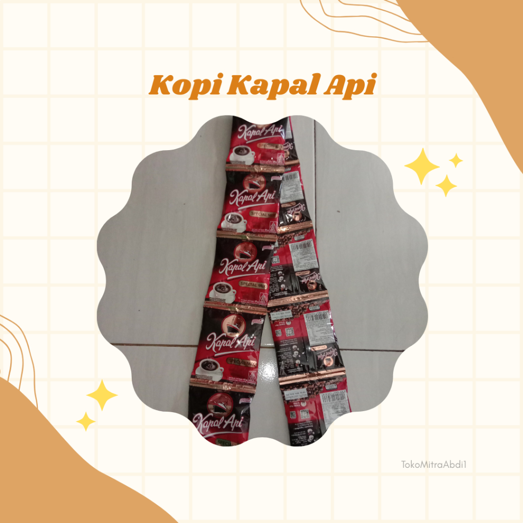 

Kapal Api Special Mix Rentengan / Kopi Kapal Api Special 10 pcs x 23 gram