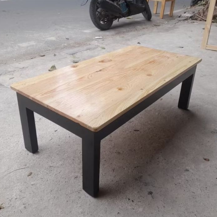 Meja lesehan jati belanda 100x50x35