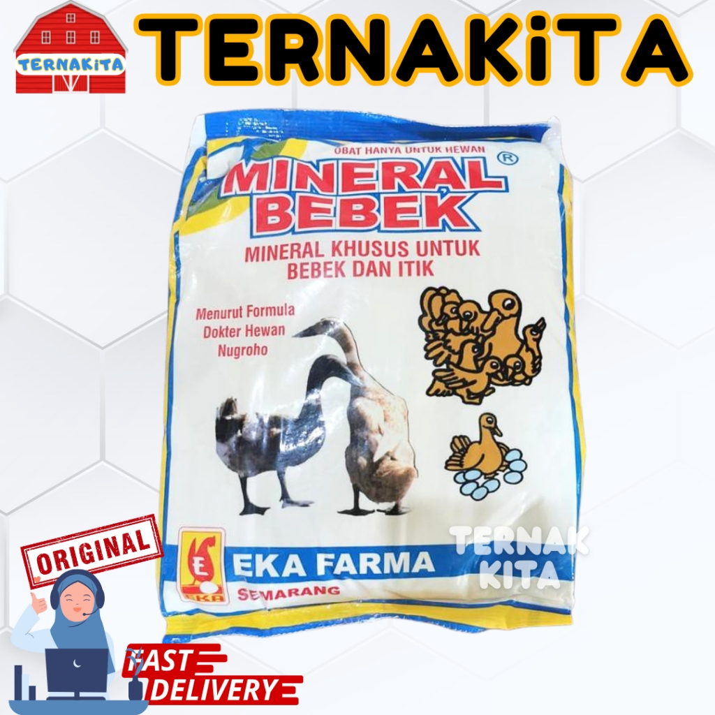 MINERAL BEBEK 1 KG EKA FARMA - Mineral Vitamin Khusus Bebek Dan Itik
