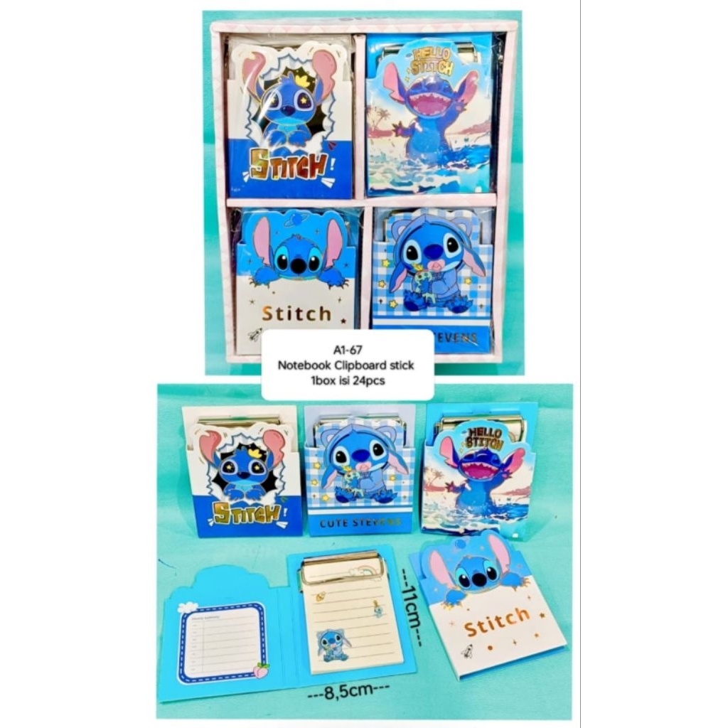 

1 BOX NOTEBOOK STITCH CLIPBOARD ISI 24