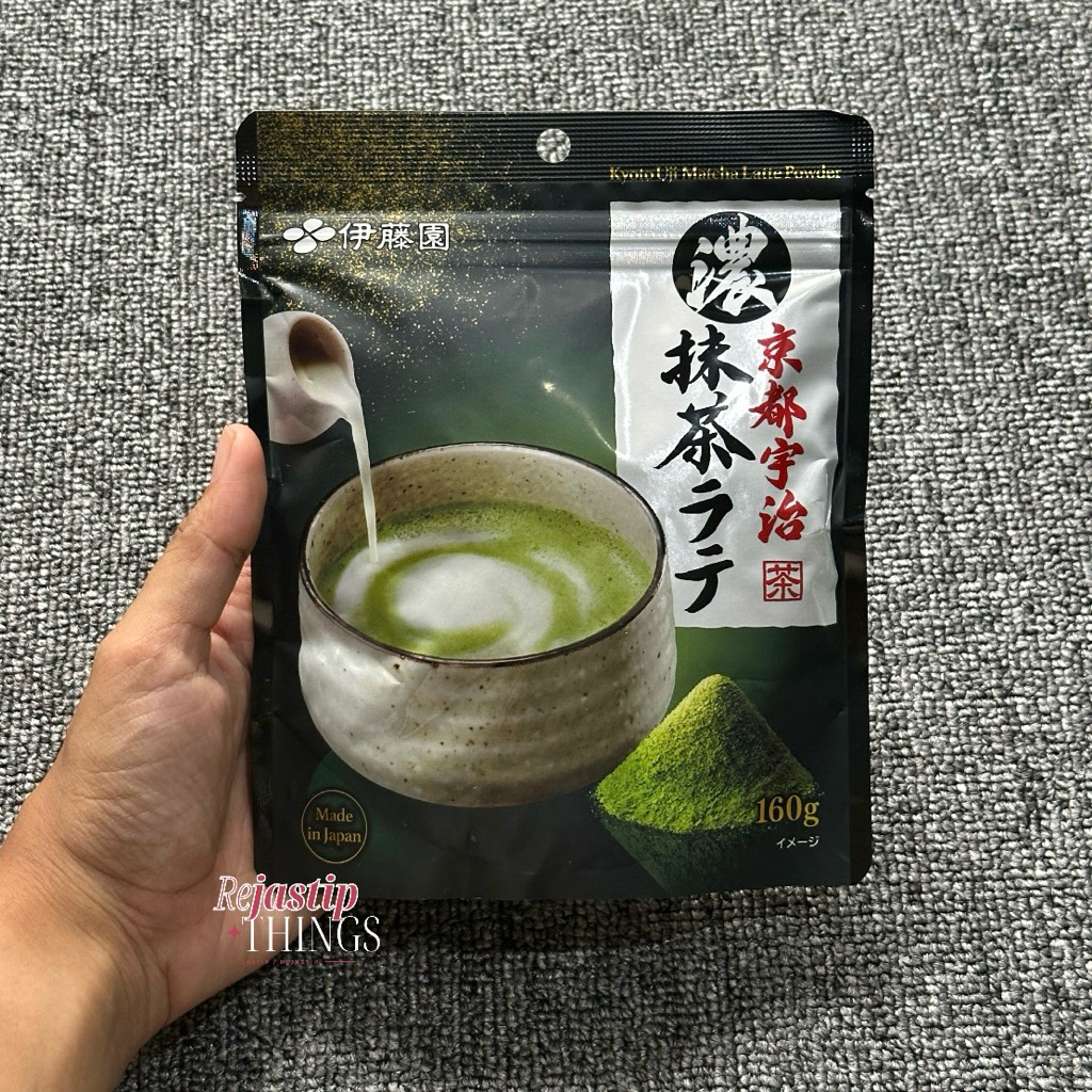 

[READY] ITO EN Dark Kyoto Uji Matcha Latte Powder 160 gram Original Japan | Instant Bubuk Matcha Milk Rich Jepang