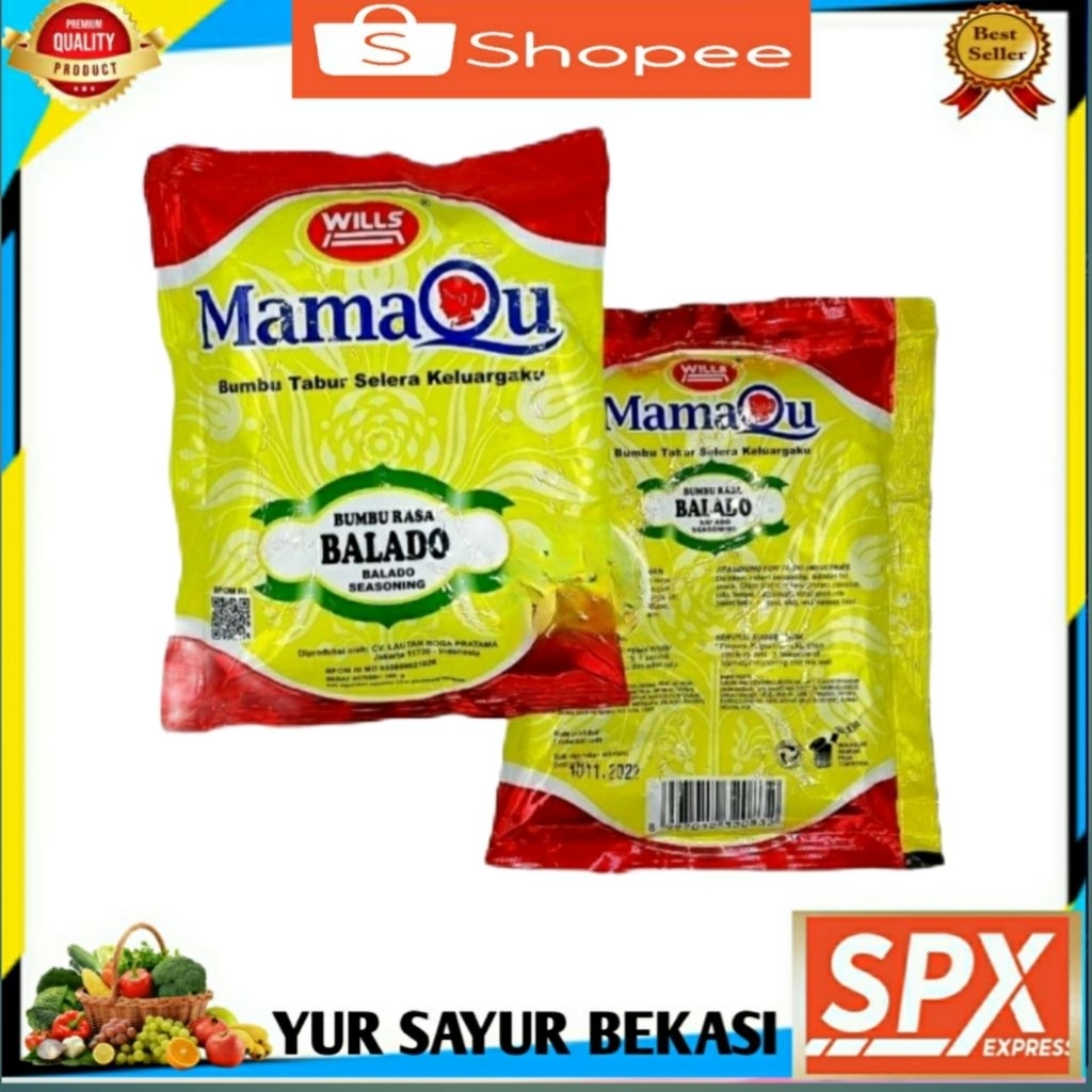 

Bumbu Bubuk Rasa Balado "Mamaqu" 100gr.