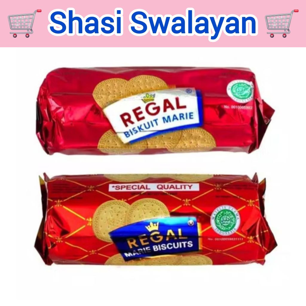

REGAL Marie Roll 230 Gram - Biskuit Biasa/ Spesial Quality