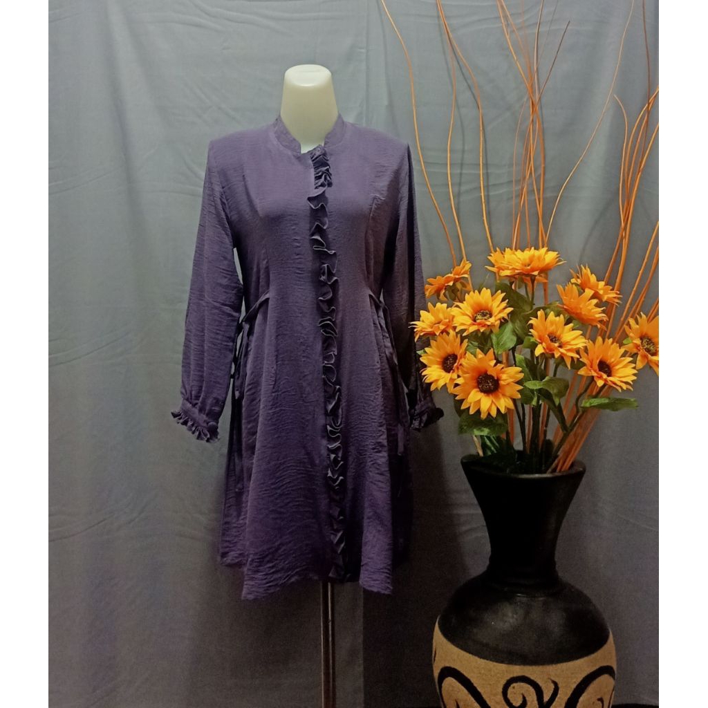 Tunik Ruffle Model Terbaru || Tunik Remaja Ruffle Kekinian