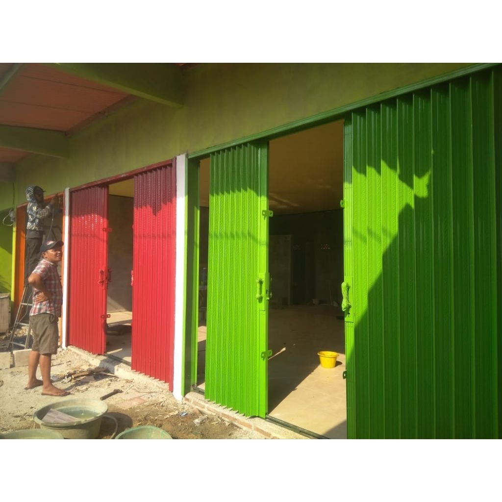 rolling door folding gate pintu pengaman